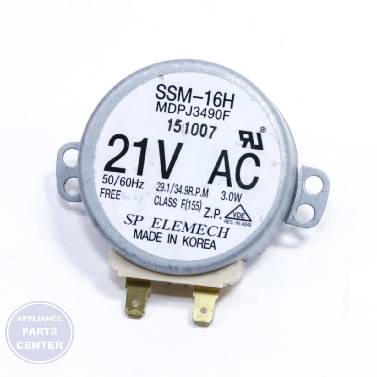 GEH MICROWAVE FAN DRIVE MOTOR WB26X10037 - Installation in XL1800 model showing key mounting points
