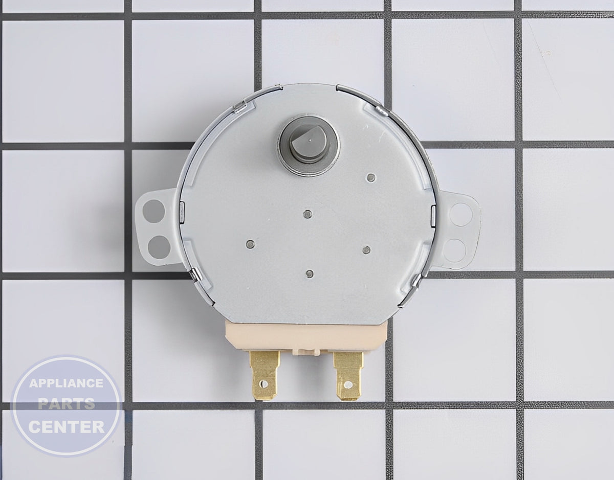 GE OVEN TURNTABLE DRIVE MOTOR WB26X10038 - Side view with 10 lbs weight capacity
