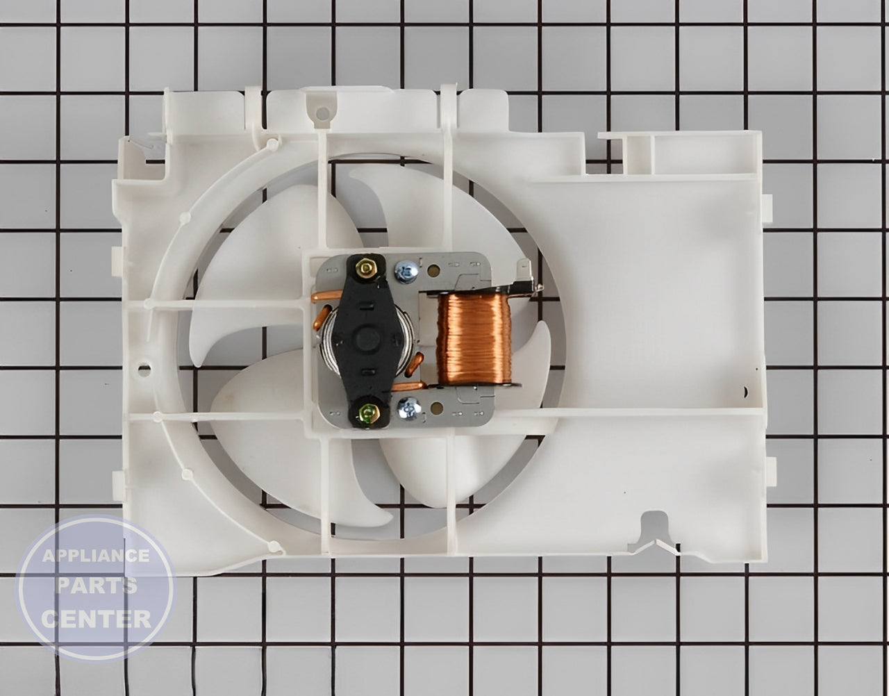 Fan Motor WB26X10105 - Detailed view of high-quality technical specs