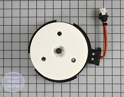 GE OVEN BLOWER MOTOR ASSEMBLY WB26X10169 - Side view with high-speed operation details