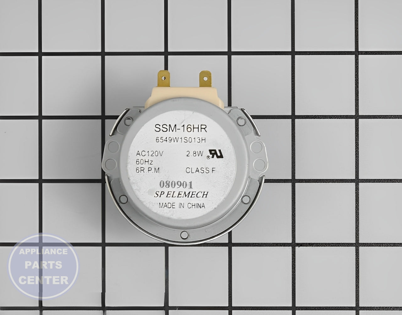 GE OVEN SYNCHRONOUS AC MOTOR WB26X10226 - Main view showing motor for GEN Microwave