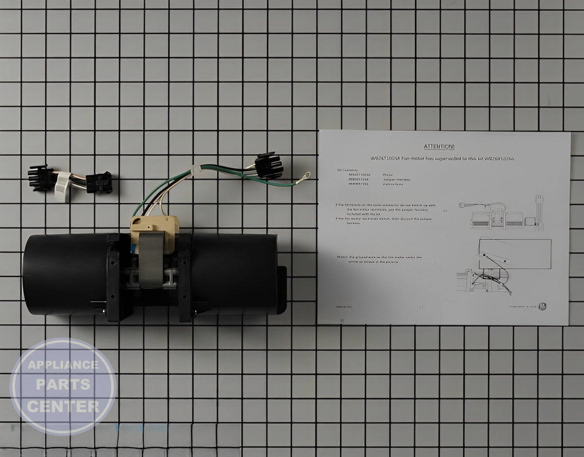 GE OVEN FAN KIT WB26X10264 - Detailed view of durable motor features
