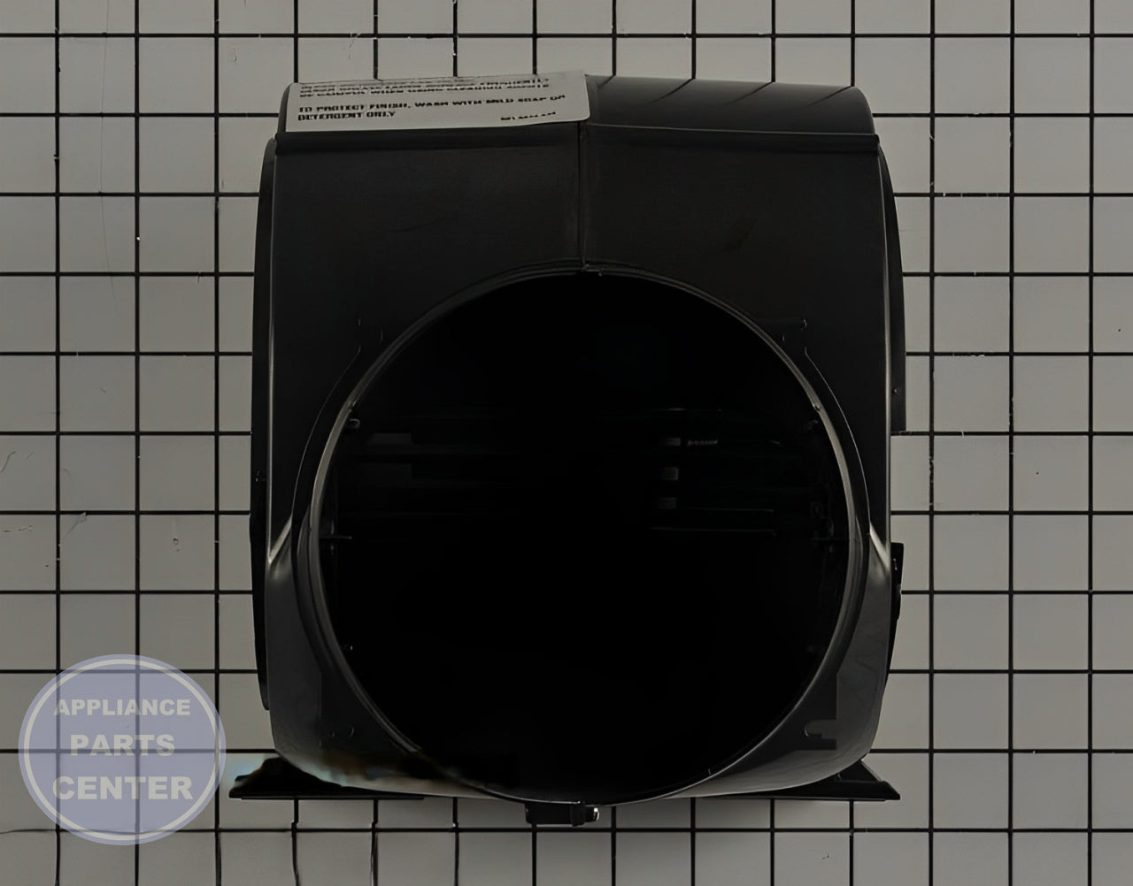 Vent Fan Motor WB26X24861 - Side view with precise measurements