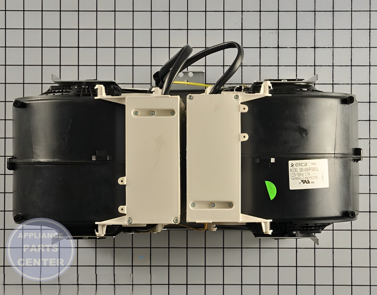 GE Vent Fan Motor WB26X28614 - Main view showing powerful 1000 CFM airflow for GE Range Vent Hood models