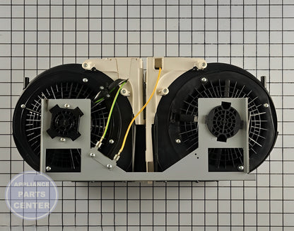 GE Vent Fan Motor WB26X28614 - Installation in GE Range Vent Hood model showing key mounting points