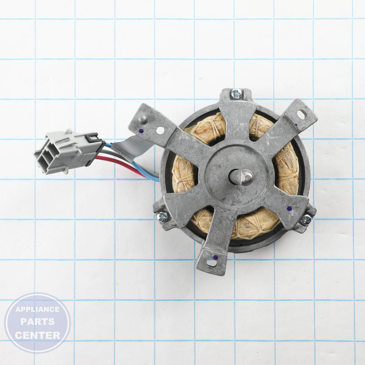 GEH CONVECTION MOTOR WB26X29157 - Installation in GEH XYZ model showing key mounting points