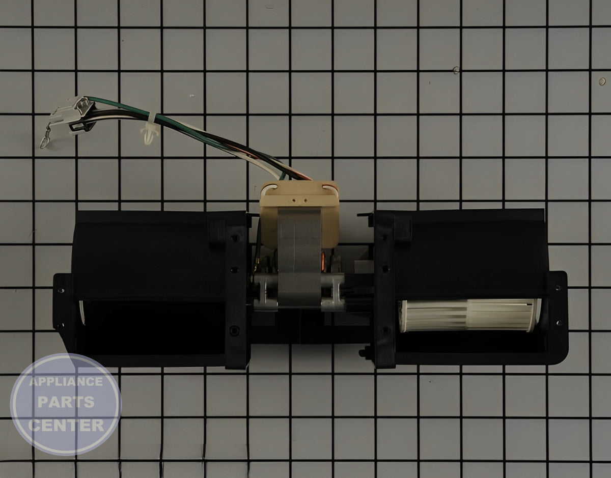 GE OVEN FAN BLOWER WB26X31060 - Detailed view of reliable motor specifications