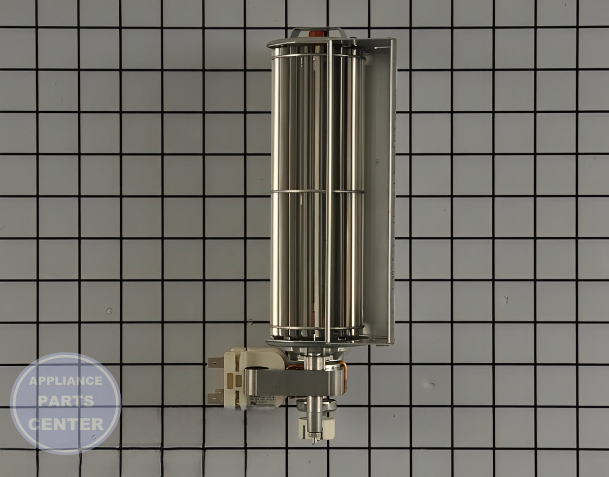 GE RANGE TANGENTIAL BLOWER WB26X32571 - Installation in GE model showcasing mounting points