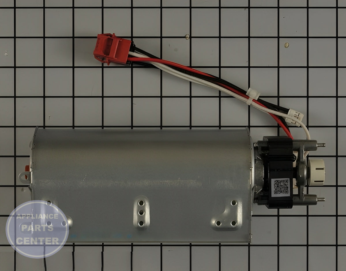 GE OVEN LOWER COOLING FAN WB26X35089 - Detailed view of high-quality motor