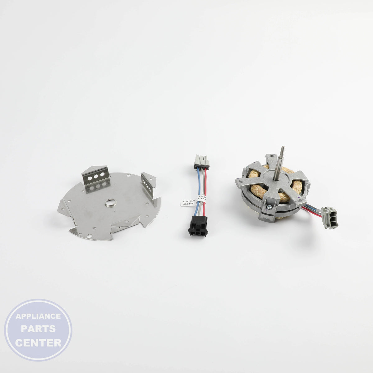 GEH CONVECTION MOTOR KIT WB26X44167 - Installation in GEH models showing key mounting points