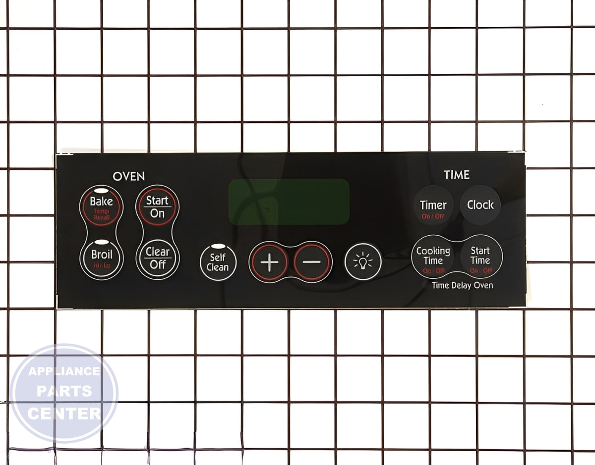 GE OVEN OVERLAY WB27K10118 - Main view showing touchpad for GE Range/Stove/Oven models