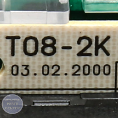 GEH CONTROL T08-2K WB27K10140 - Installation in GEH model showcasing essential mounting points
