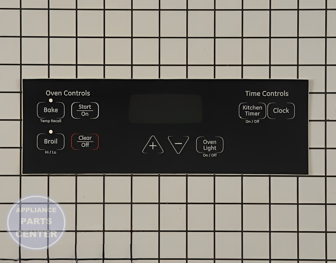 GEH OVERLAY T09 WB27K10255 - Main view showing touch control for GE models