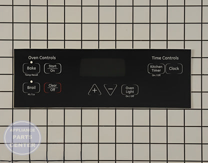GEH OVERLAY T09 WB27K10255 - Main view showing touch control for GE models
