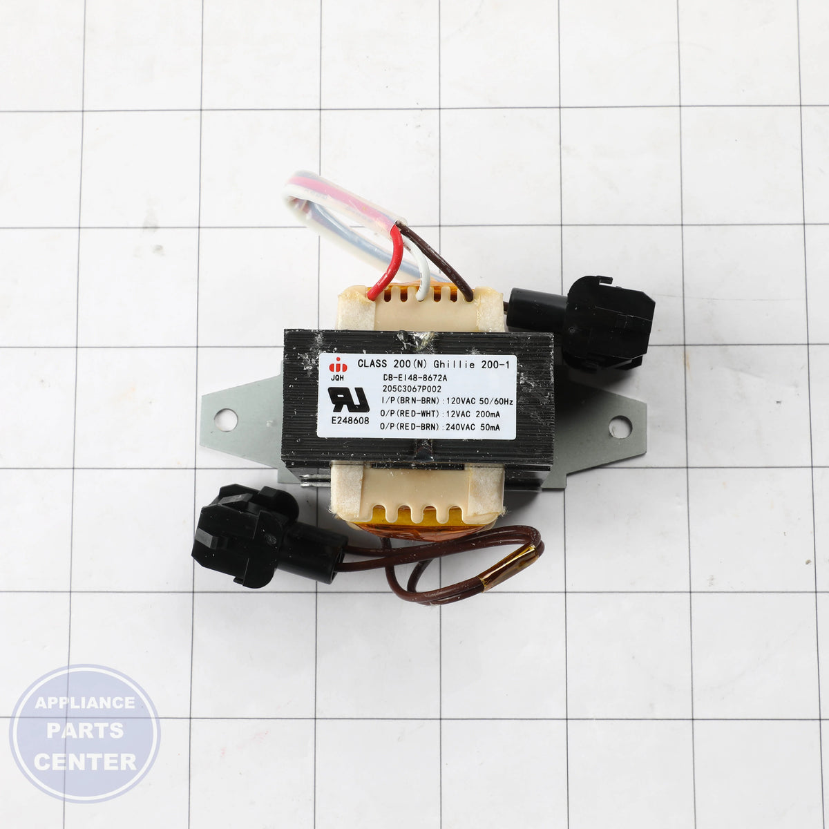 GEH TRANSFORMER WB27K10298 - Installation in GEH model showing key mounting points