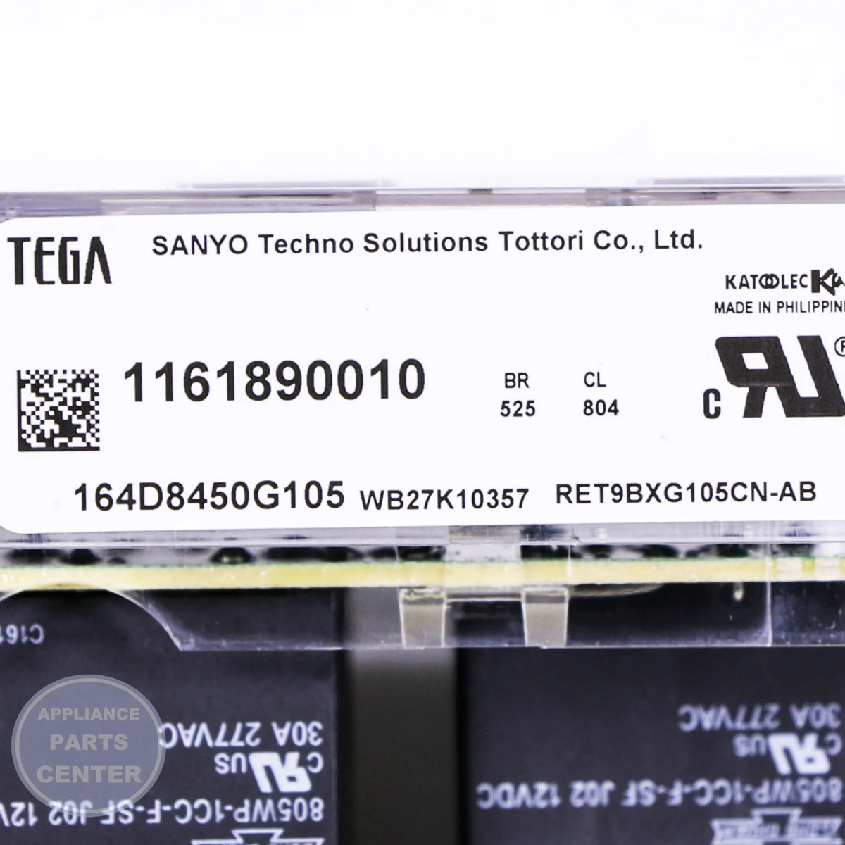 GEH OVEN CONTROL TO9 WB27K10357 - Main view showing temperature control for specific models