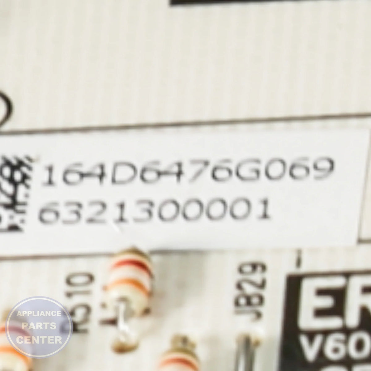 GEH CONTROL OVN (ERC3HP) WB27K10377 - Installation in GEH model, illustrating key mounting points