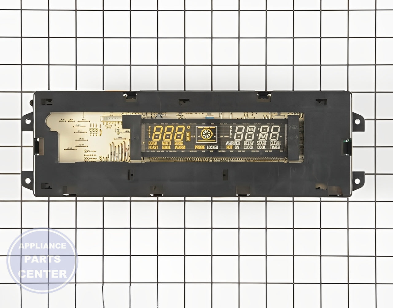 GE Oven Control Board WB27K10378 - Main view showing Circuit Board & Timer for GE Range/Stove/Oven models