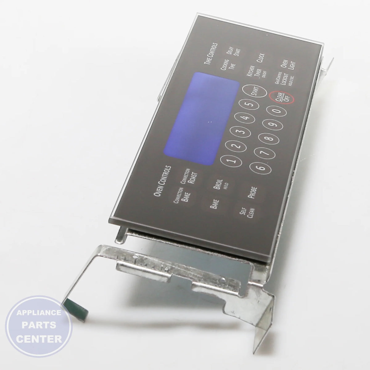 GLASS AND TOUCH BOARD ASM WB27K10389 - Side view with precise measurements