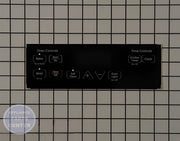 GE OVEN OVERLAY T09-A WB27K10412 - Main view showing touchpad functionality for GE models