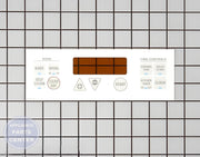 GE Range/Stove/Oven Overlay WB27K5338 - Main view showing touchpad functionality for specific models