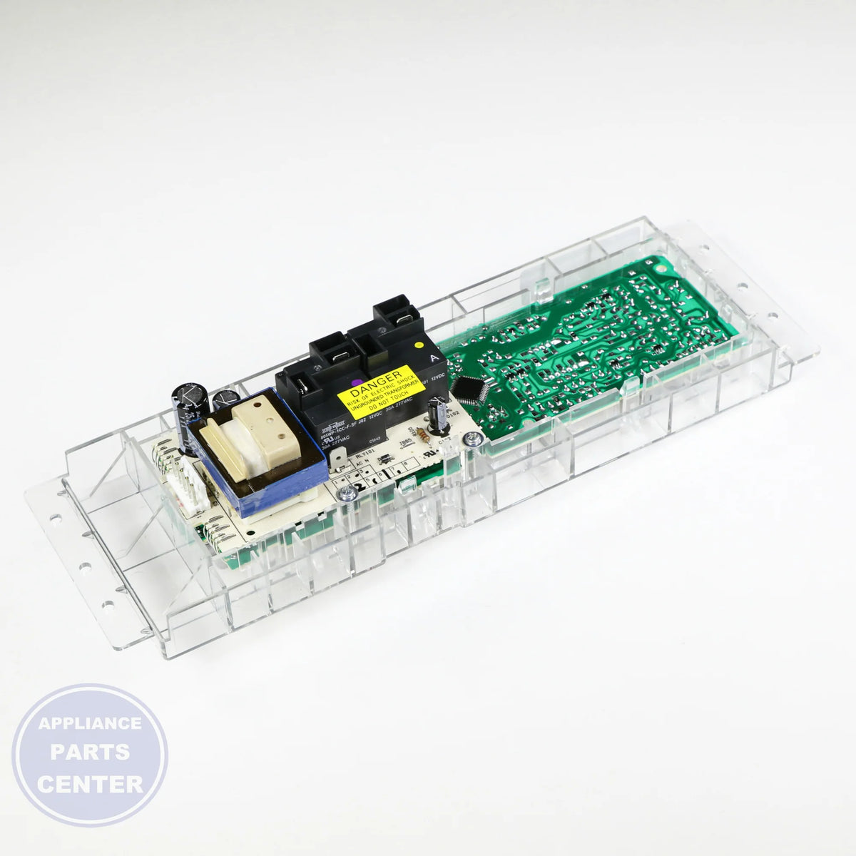 TO8 CONTROL WB27T10230 - Side view with precise measurements