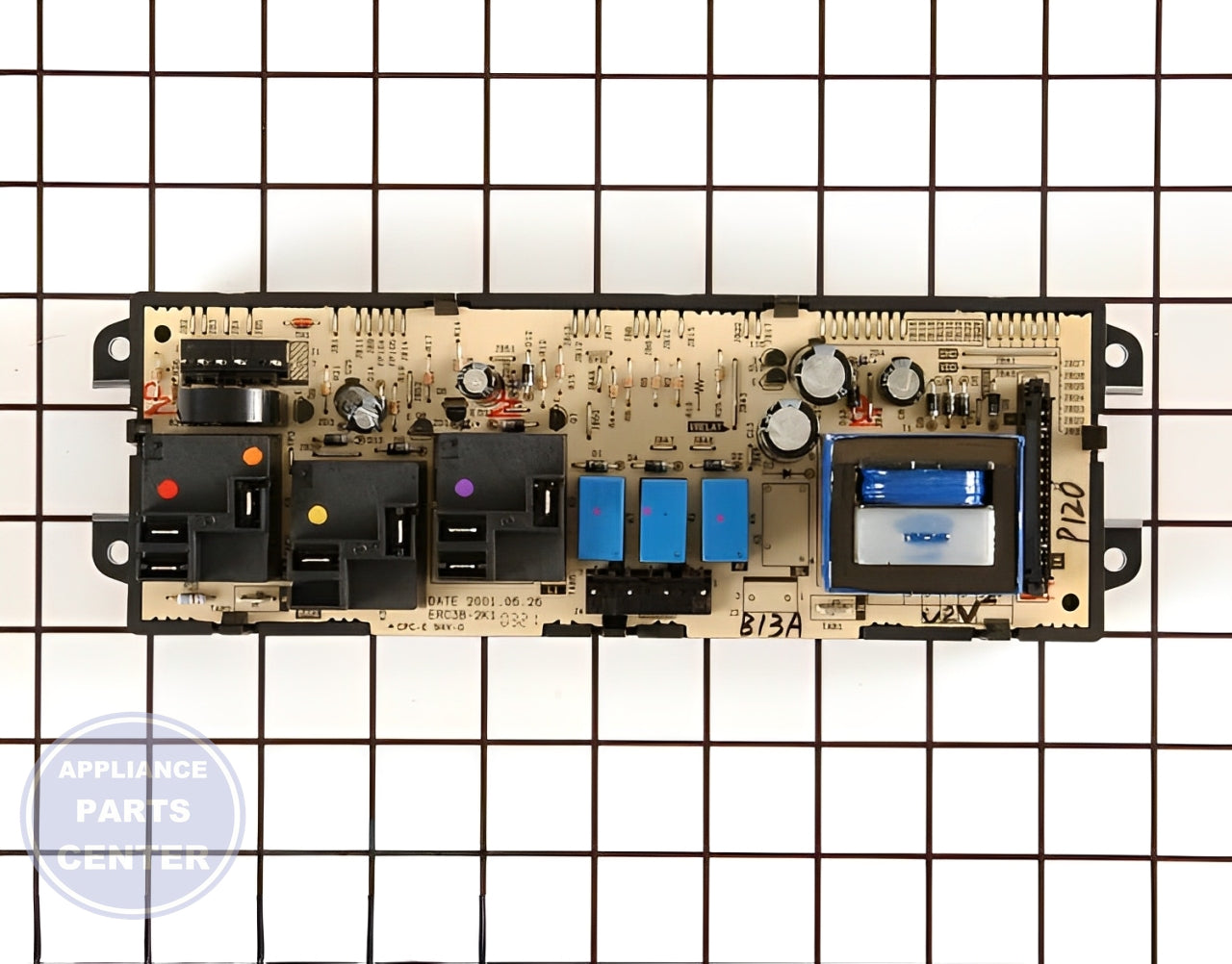 Oven Control Board WB27T10409 - Detailed view of reliable circuitry