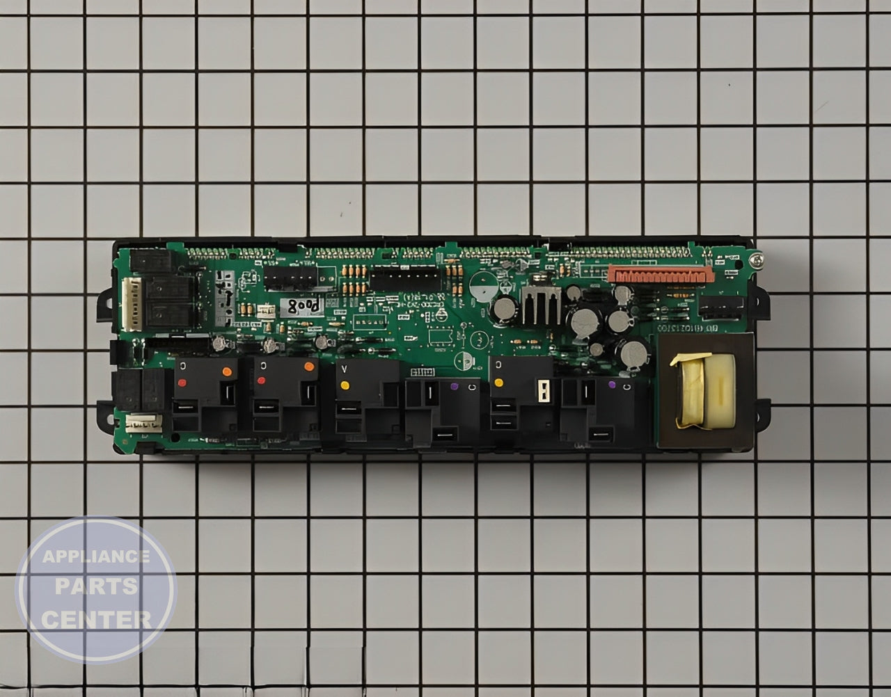 Oven Control Board WB27T10435 - Detailed view of circuit board specifications