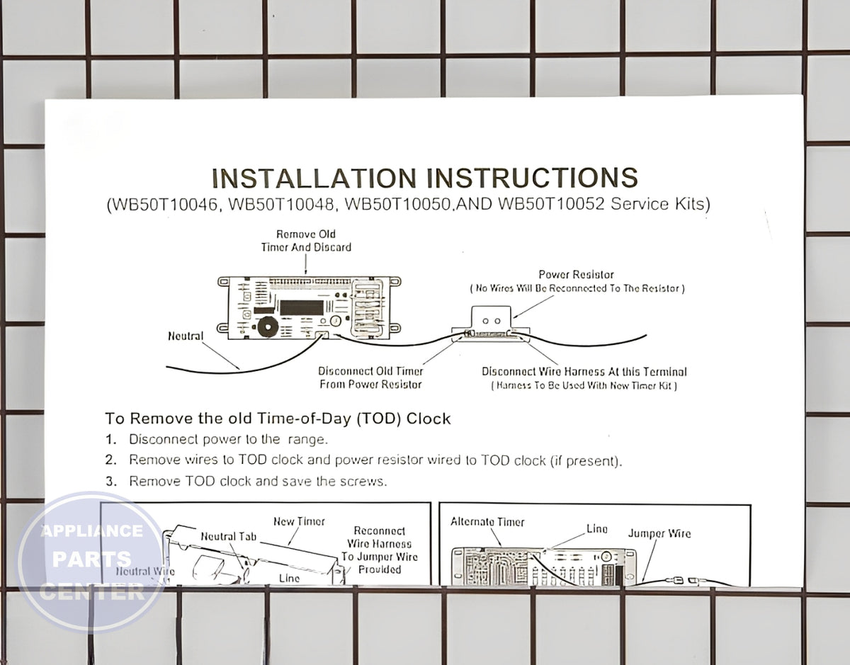 GE OVEN TIMER CONTROL BOARD WB27T10469 - Side view with accurate measurements