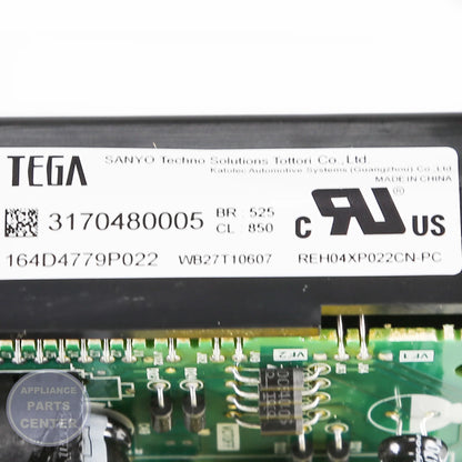 CONTROL ERC WB27T10607 – Side view with precise specifications