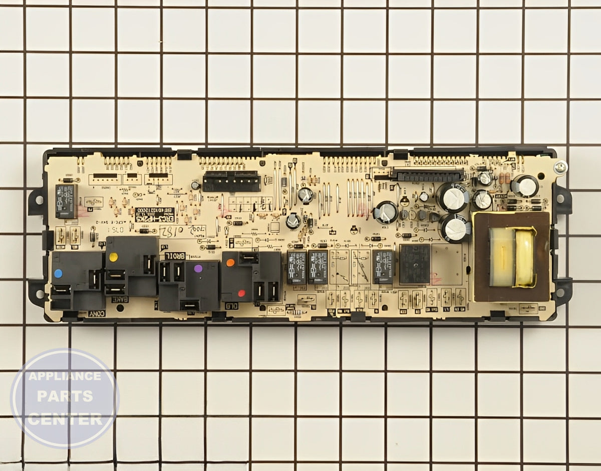Oven Control Board WB27T10800 - Detailed view of timer and circuit details