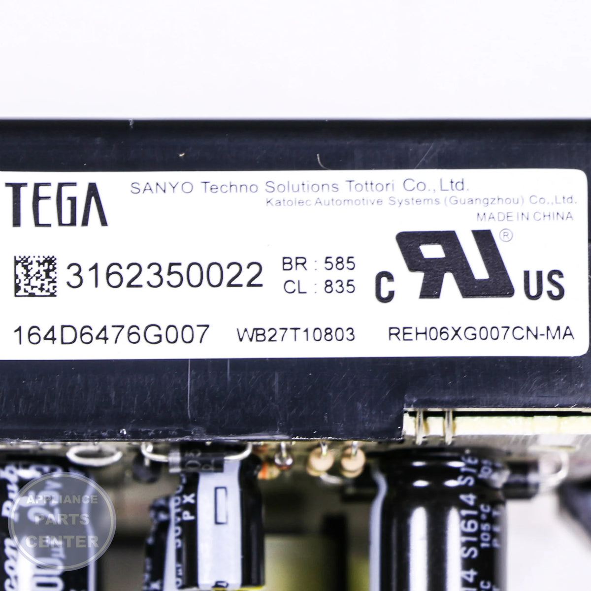 GEH CONTROL ERC WB27T10803 - Main view showing precise control for GEH models