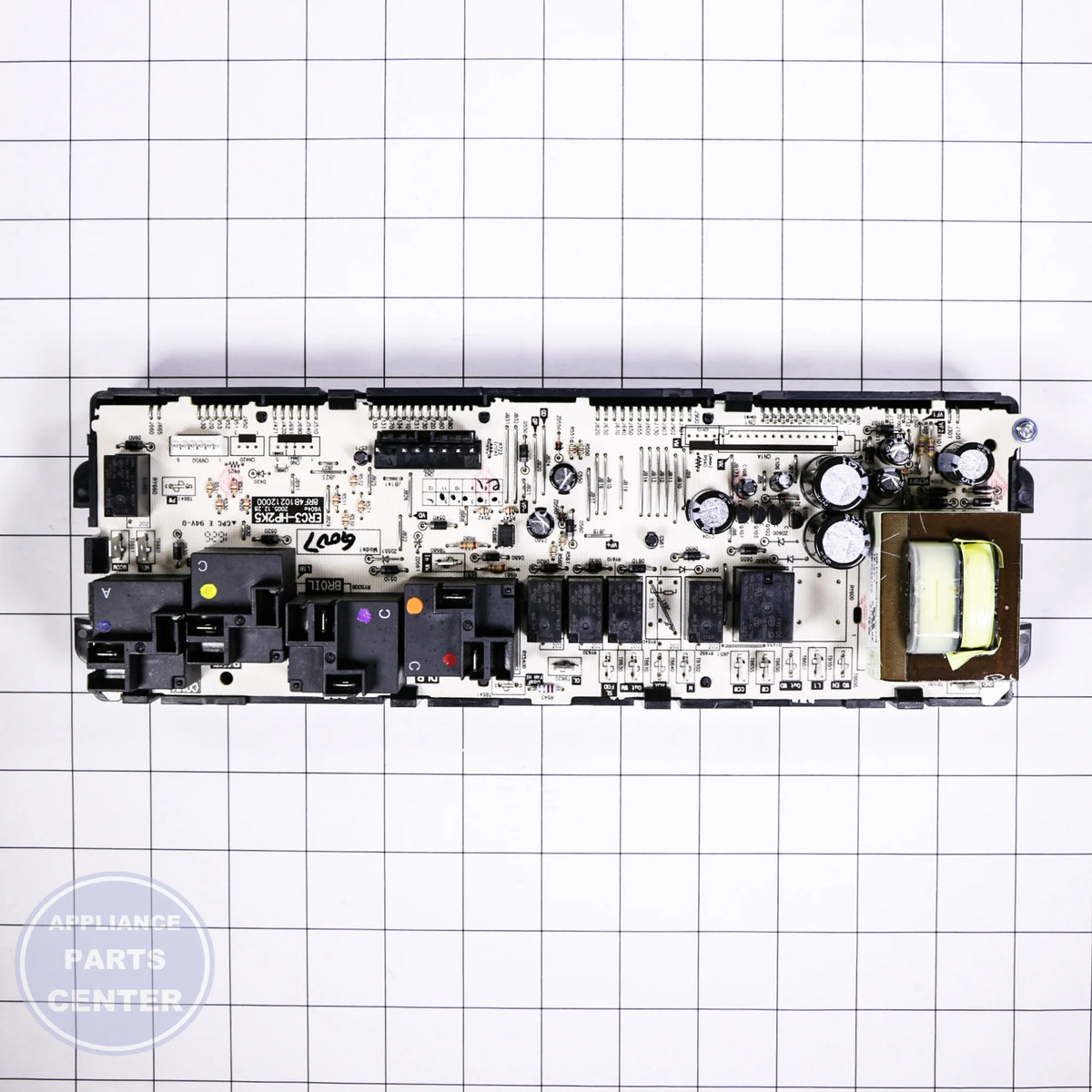 GEH CONTROL ERC WB27T10803 - Installation in specific model showing key mounting points