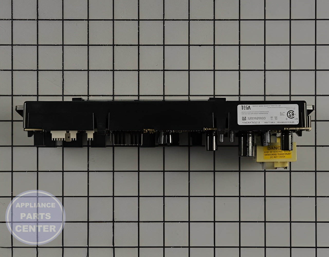 Oven Control Board WB27T10813 - Detailed view of the high-quality circuit board & timer