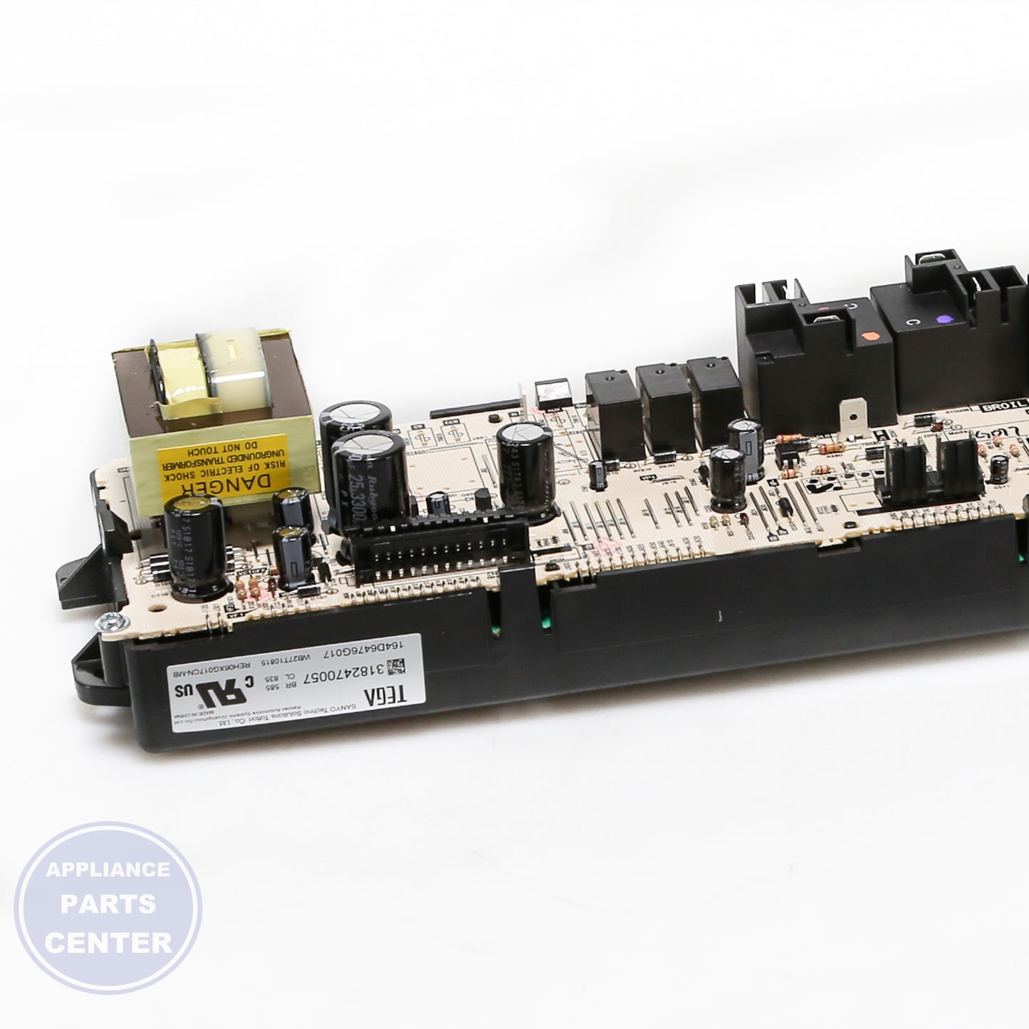 CONTROL OVN ERC WB27T10815 - Detailed view of temperature control details