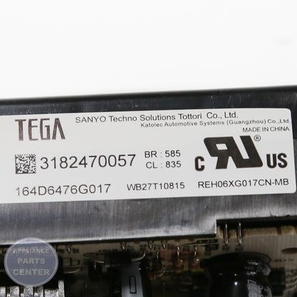 GEH CONTROL OVN ERC WB27T10815 - Installation in specific model showing mounting points