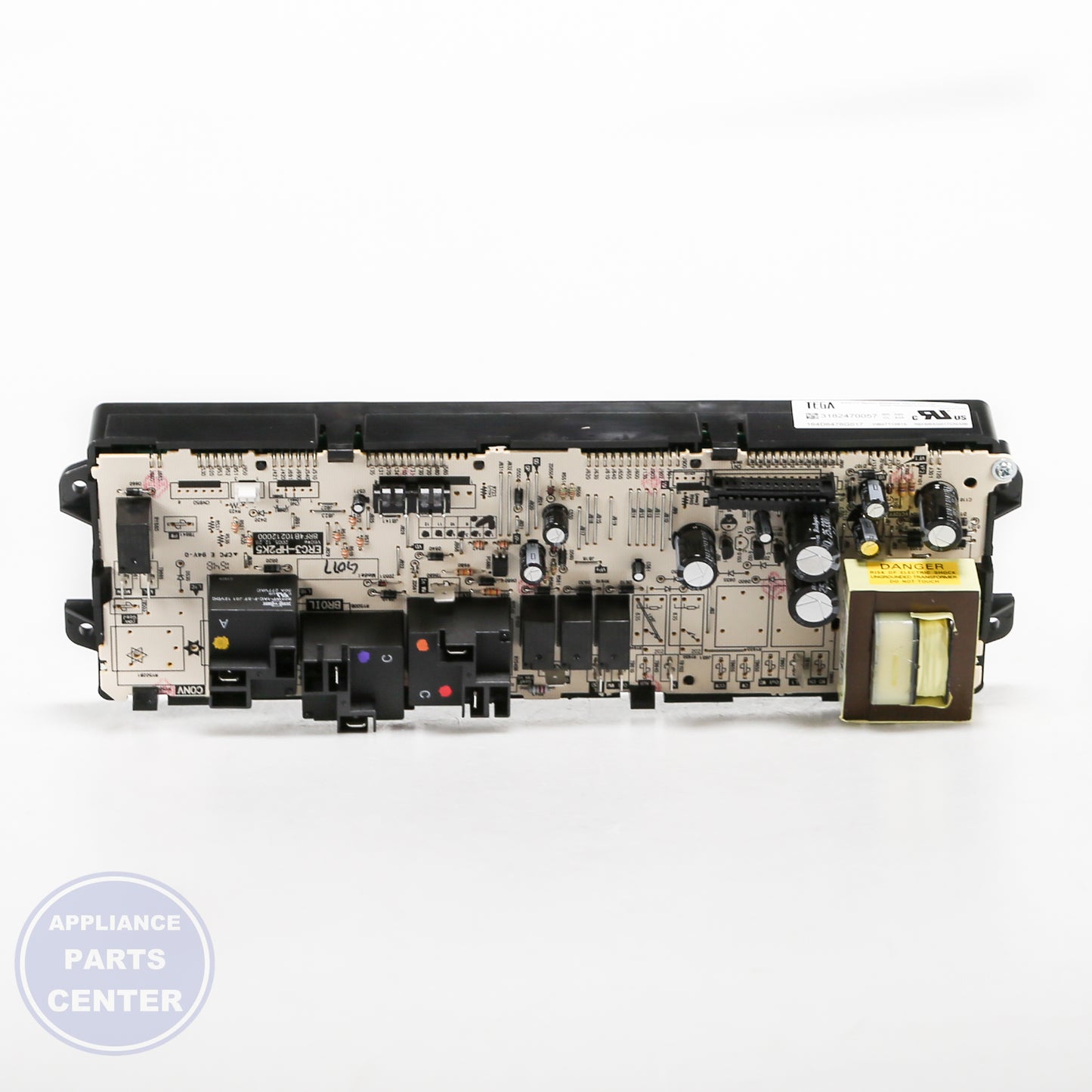GEH CONTROL OVN ERC WB27T10815 - Installation in specific model showing mounting points