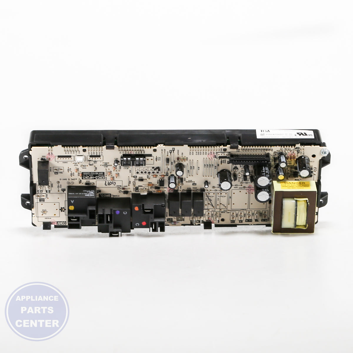 GEH CONTROL OVN ERC WB27T10815 - Installation in specific model showing mounting points