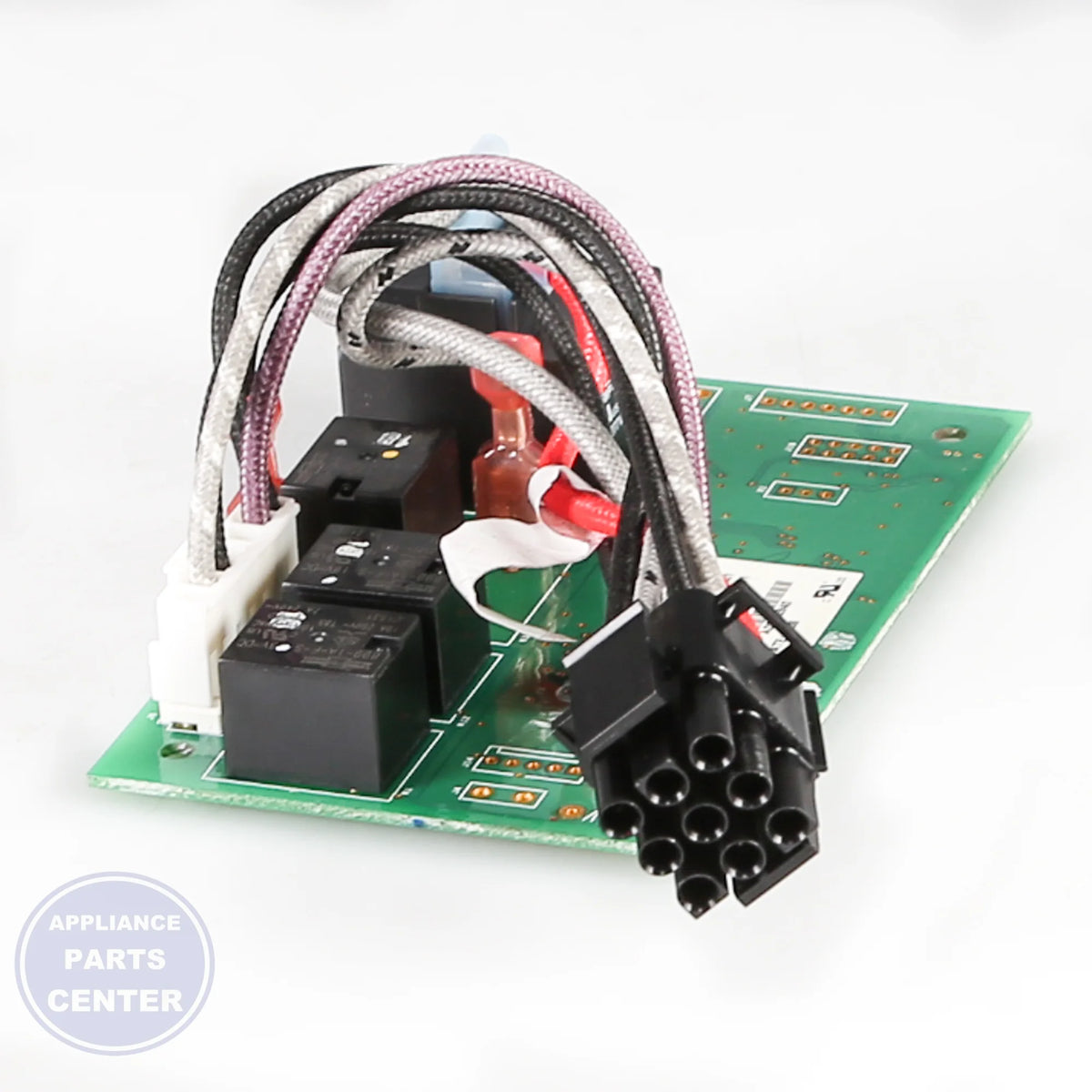 DAUGHTER RELAY BOARD WB27T10891 - Side view with precise measurements for optimal fit