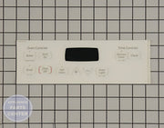 GE OVEN FACEPLATE GRAPHICS WHITE WB27T11014 - Main view showing high-quality graphics for XL44 and Profile Series models