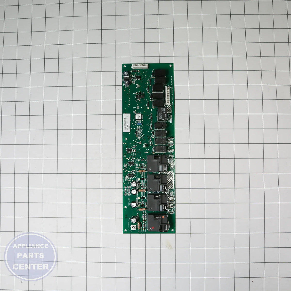 GEH BOARD ASM RELAY WB27T11060 - Installation in specific model showing key mounting points