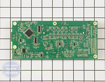 CONTROL DISPLAY MODULE WB27T11067 - Detailed view of timer and control panel