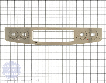 GEH RANGE OVERLAY PANEL WB27T11079 - Main view showing sleek design for specific models