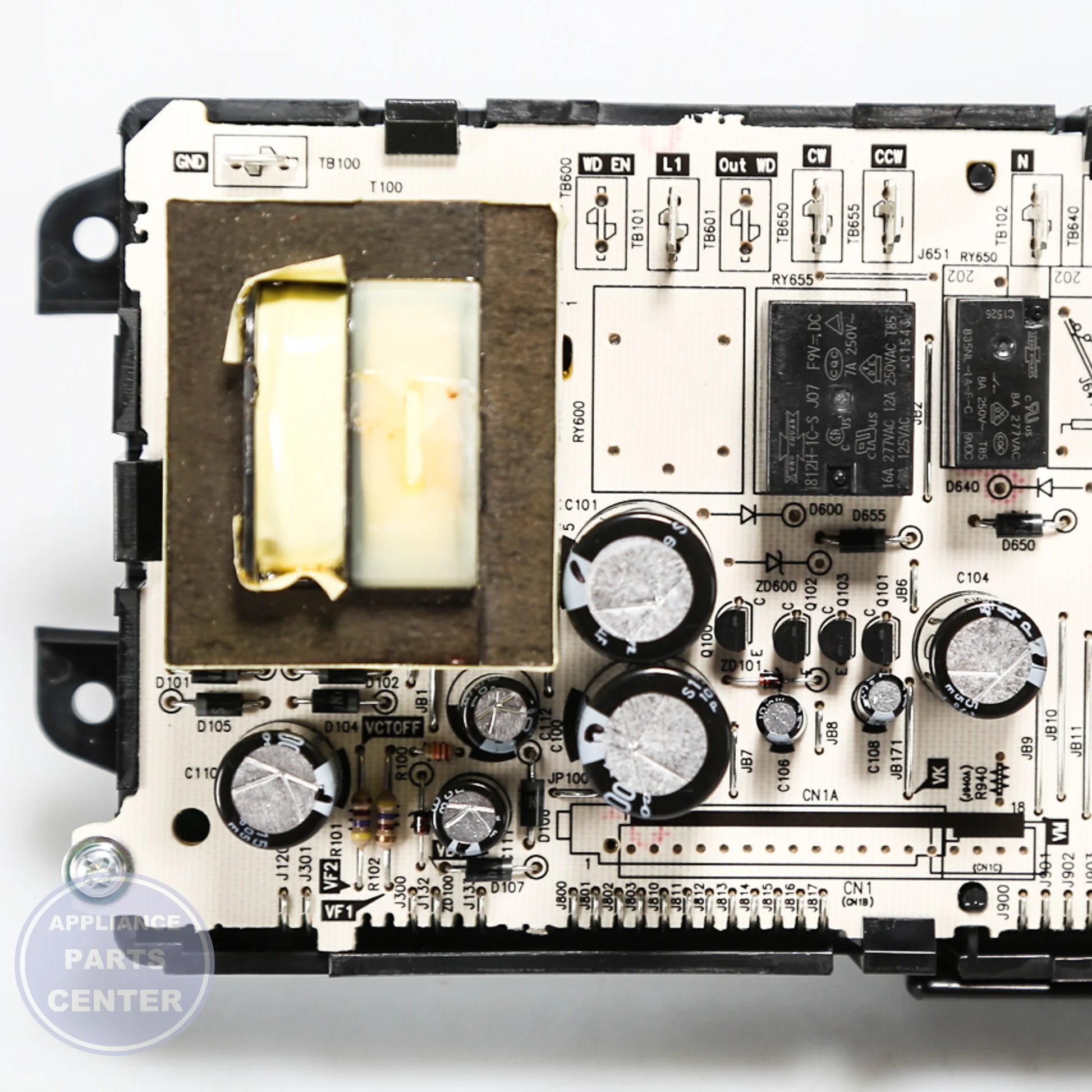 GEH RANGE OVEN CONTROL BOARD WB27T11159 - Installation in [specific model] showing key mounting points