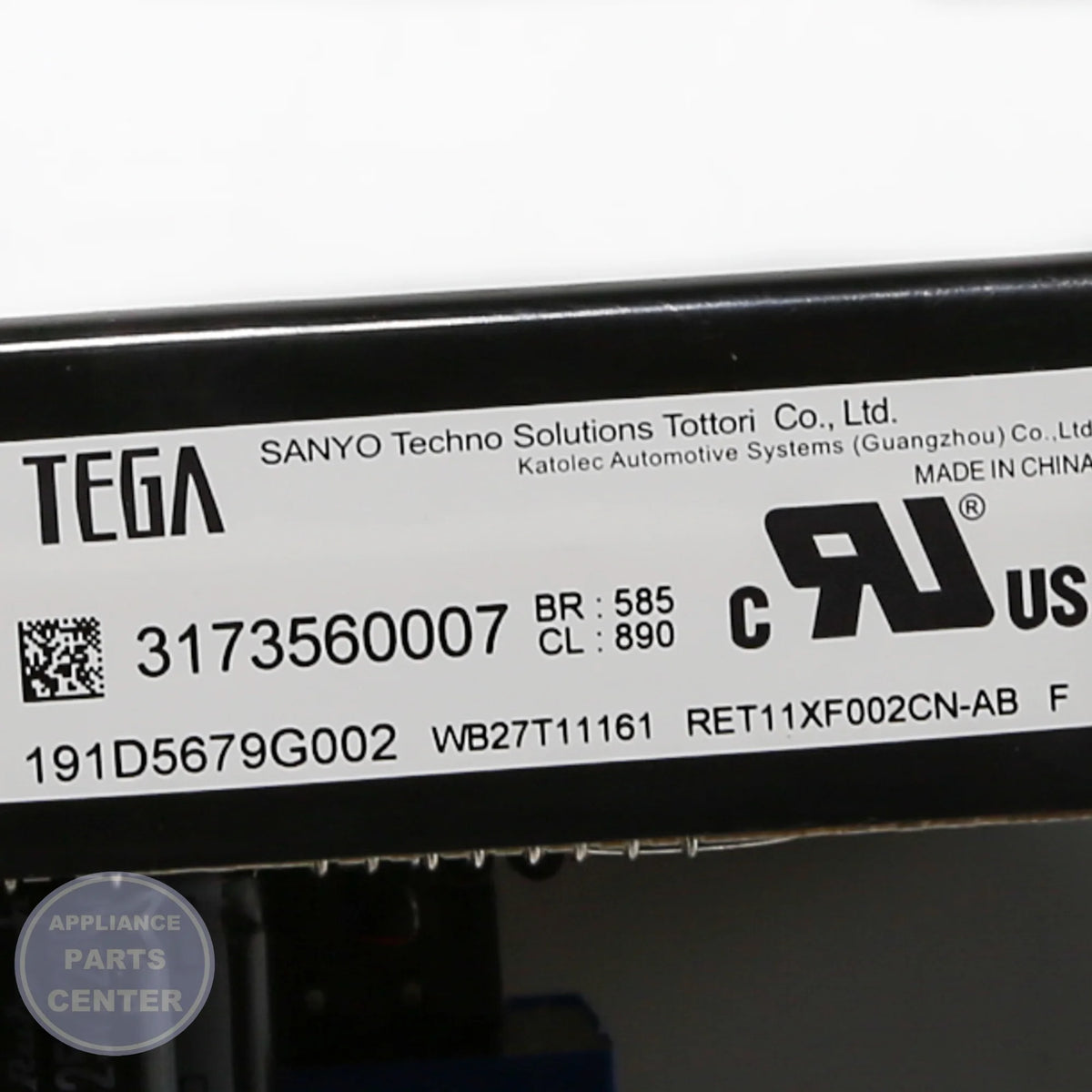 GEH BOARD HOUSING ASM. WB27T11161 - Installation in specific model showing key mounting points