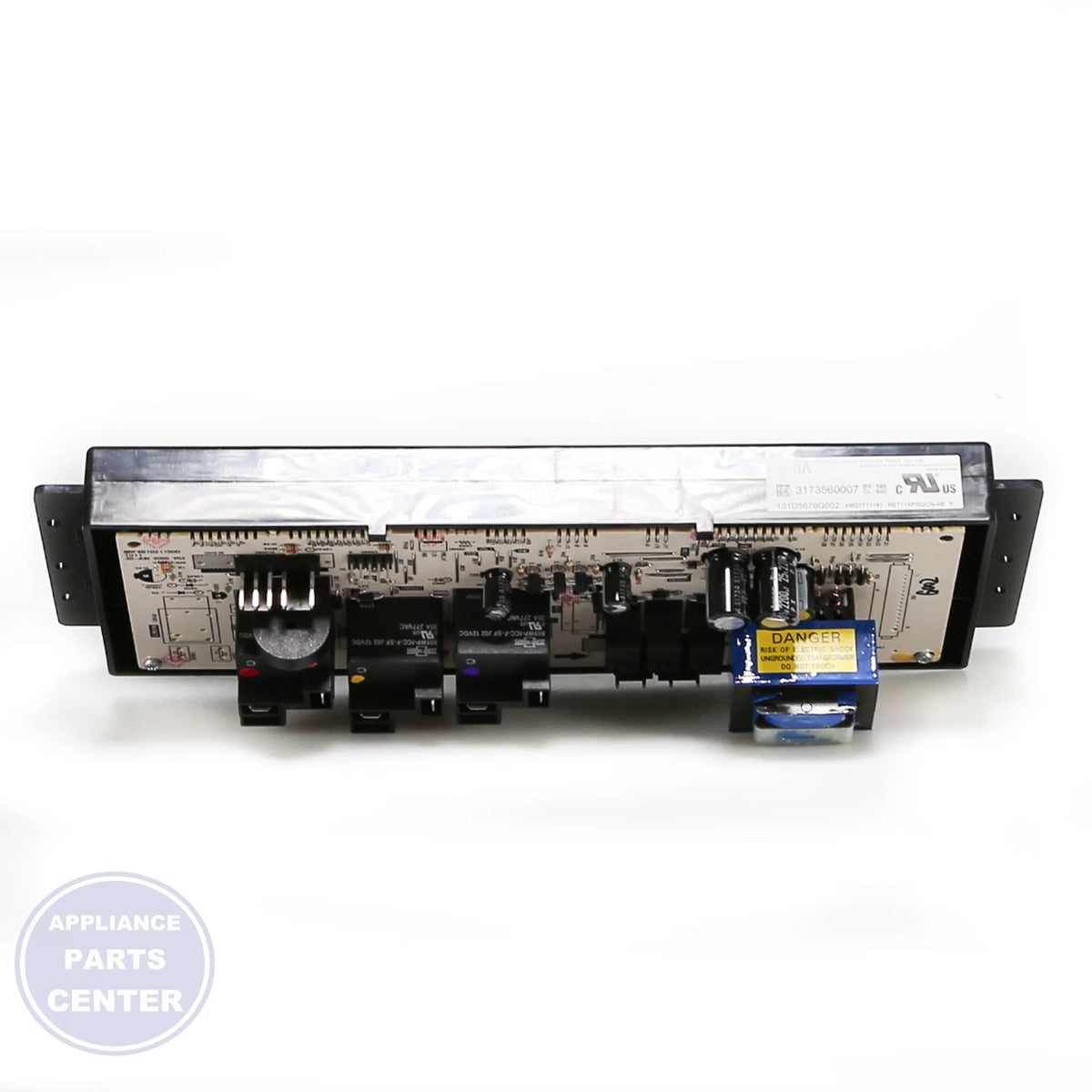 GEH BOARD HOUSING ASM. WB27T11161 - Installation in specific model showing key mounting points