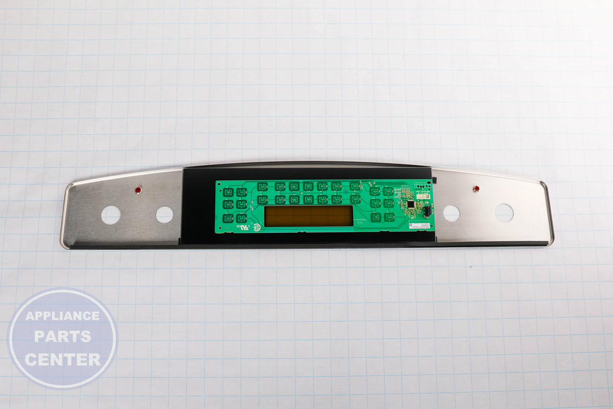 GLASS TOUCH ASM (SS) WB27T11200 - Side view with stainless steel build specs