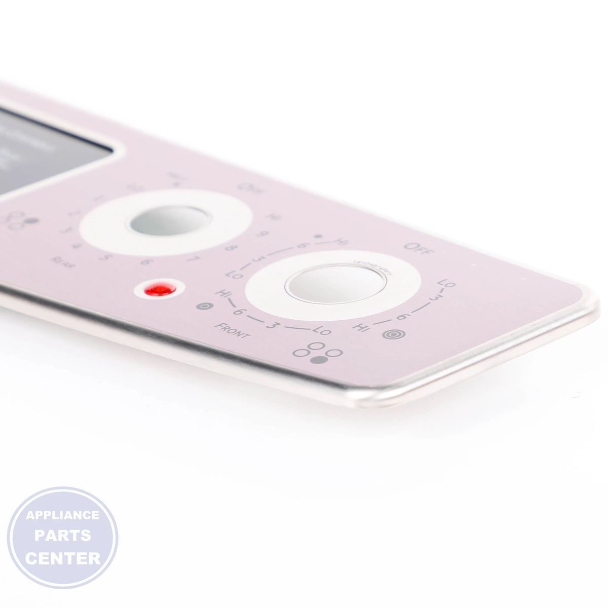 GEH GLASS TOUCH ASM (SS) WB27T11200 - Installation in specific model showing touch mounting points