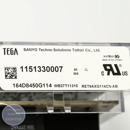 OVEN CONTROL T09 WB27T11310 - Detailed view of technical details