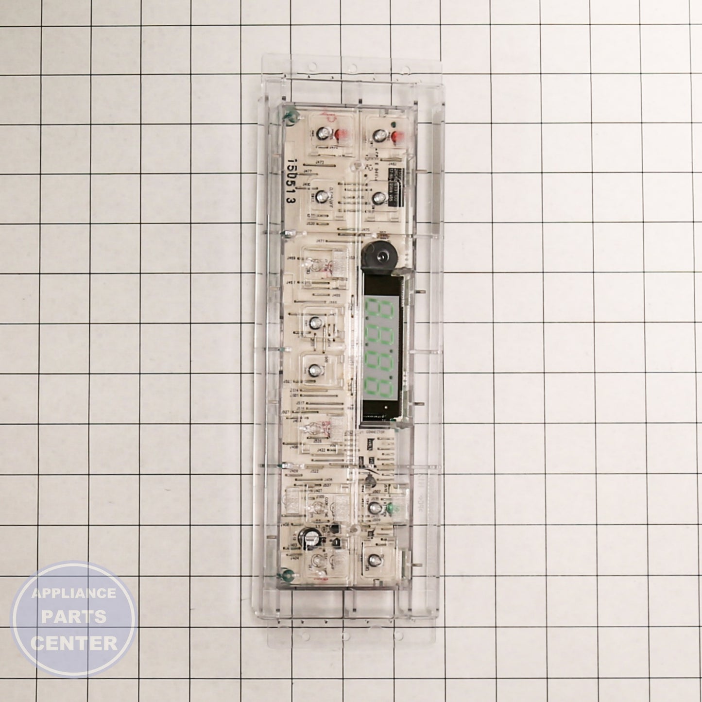 GEH OVEN CONTROL T09 WB27T11310 - Installation in specific model showing mounting points